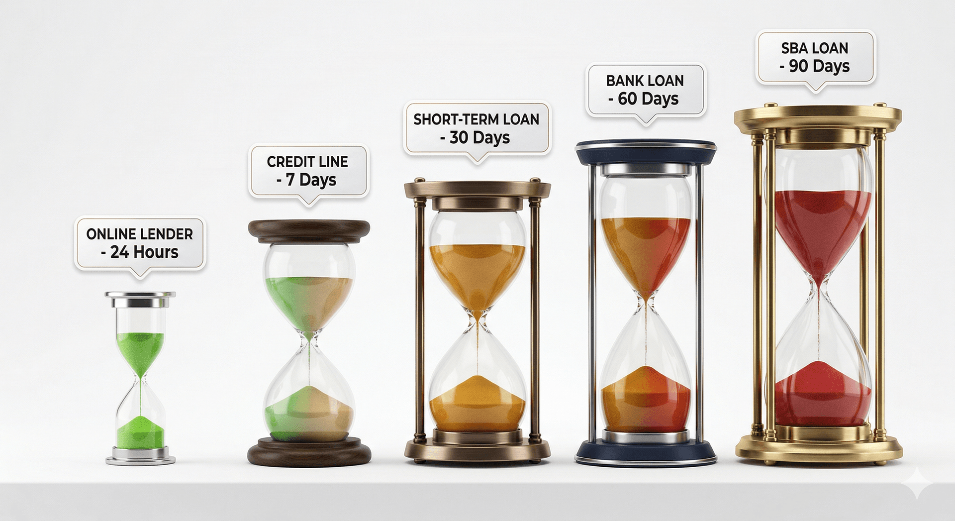 Small Business Loan Approval Times by Lender Type